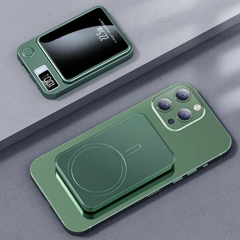 PowerMag Pro™ – Power Bank Magnético 10.000mAh