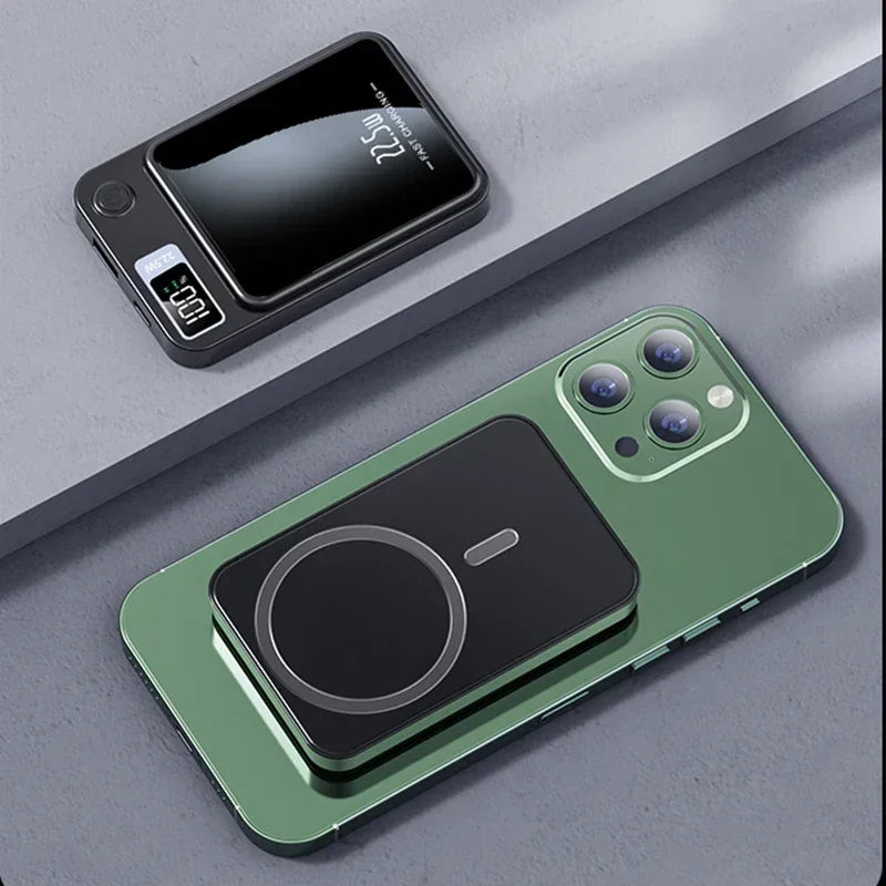 PowerMag Pro™ – Power Bank Magnético 10.000mAh